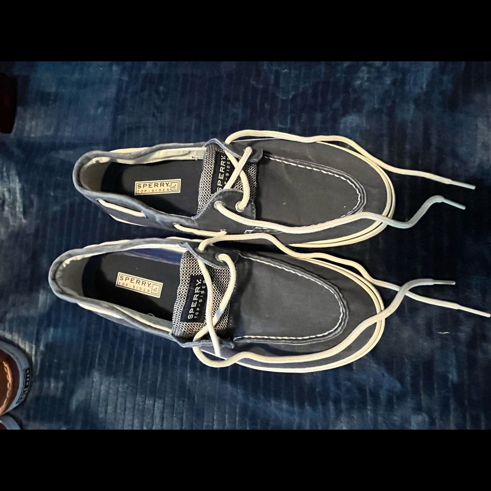 Sperry top sider men’s canvas shoes
